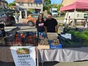 Vente directe de légumes à la ferme